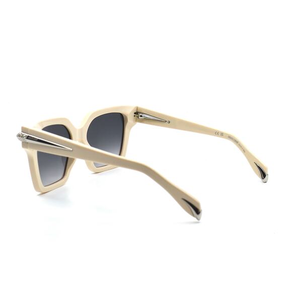 NEW ROBERTO CAVALLI SRC002S 09X7 IVORY GREY GRADIENT AUTHENTIC SUNGLASSES - Picture 6 of 12